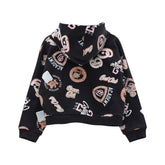 maglia c/capp. z/lunga felpa ragazza